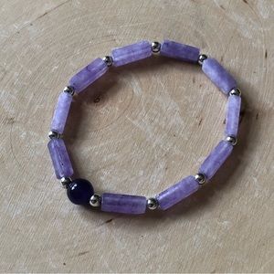 Amethyst stone bracelet